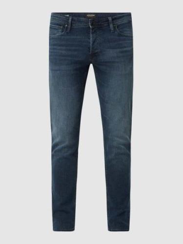 Jack & Jones Slim Fit Jeans mit Stretch-Anteil Modell 'Glenn' in Jeans...