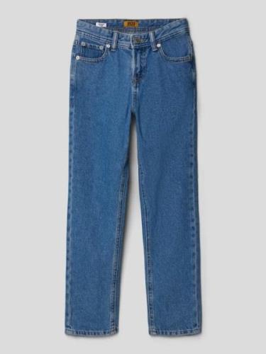 Jack & Jones Jeans mit Label-Patch Modell 'CLARK' in Blau, Größe 134