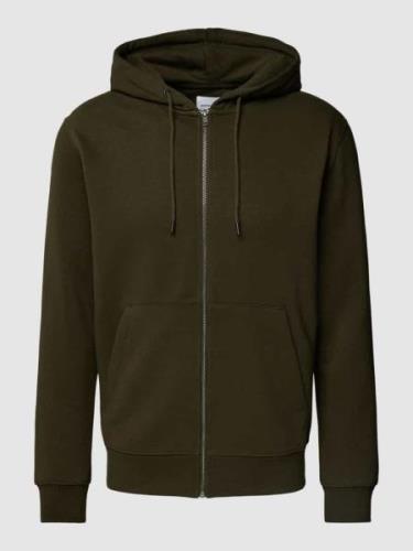 Jack & Jones Sweatjacke mit Kapuze Modell 'JESTAR' in Dunkelgruen, Grö...