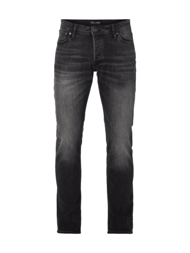 Jack & Jones Coloured Slim Fit Jeans in Dunkelgrau, Größe 29/32