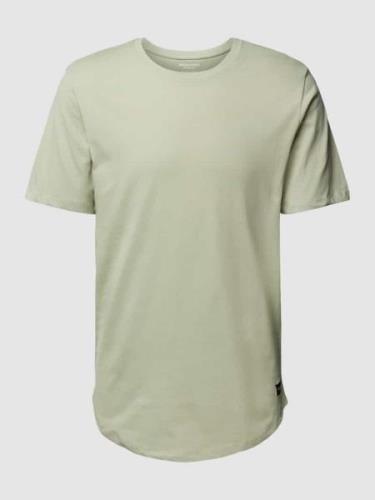 Jack & Jones T-Shirt mit abgerundetem Saum Modell 'ENOA' in Beige, Grö...