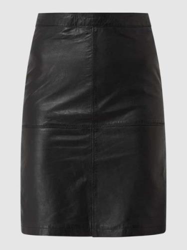Gipsy Regular Fit Lederrock aus Schafsleder Modell 'Swante' in Black, ...