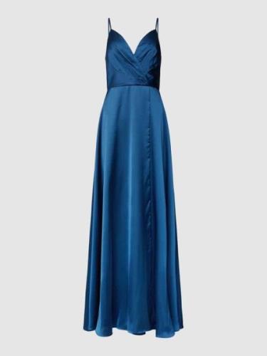 Luxuar Abendkleid mit Herzausschnitt in Bleu, Größe 44