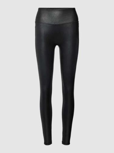 Magic Bodyfashion Leggings in Leder-Optik in Black, Größe XL