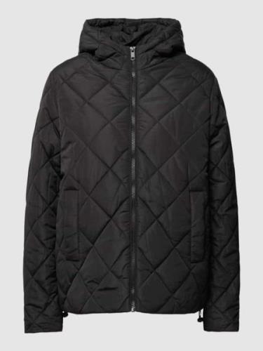 Montego Steppjacke mit Kapuze in Black, Größe 40