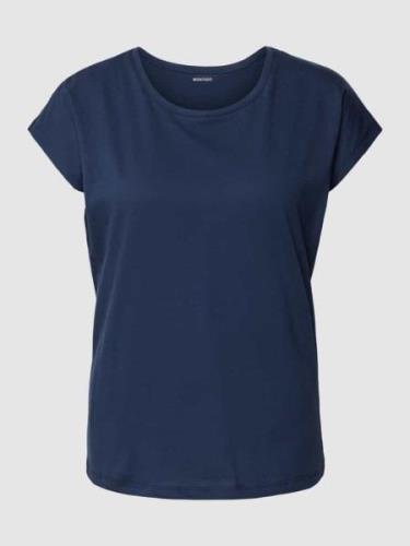 Montego T-Shirt mit Kappärmeln in Dunkelblau, Größe S