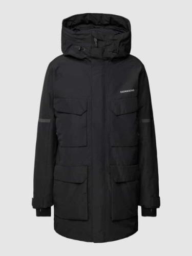 Didriksons Parka mit Cargotaschen Modell 'DREW' in Black, Größe XXL