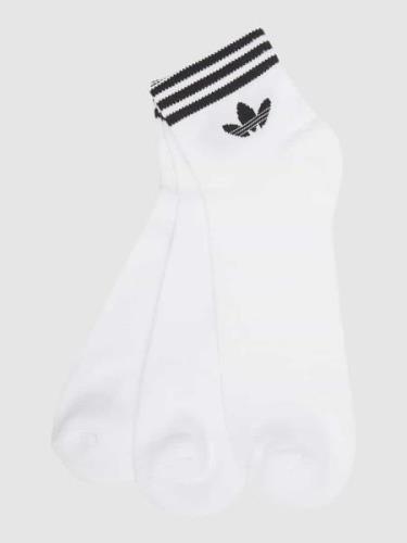 adidas Originals Socken mit Logo-Detail im 3er-Pack in Weiss, Größe 35...