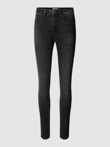 Vero Moda Skinny Fit Jeans im 5-Pocket-Design Modell 'FLASH' in Black,...