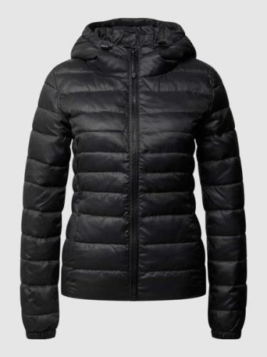 Only Steppjacke mit Kapuze Modell 'TAHOE' in Black, Größe L