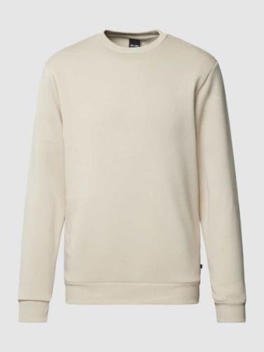Only & Sons Sweatshirt in melierter Optik in Offwhite, Größe S