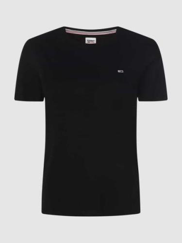 Tommy Jeans T-Shirt aus Bio-Baumwolle in Black, Größe XS
