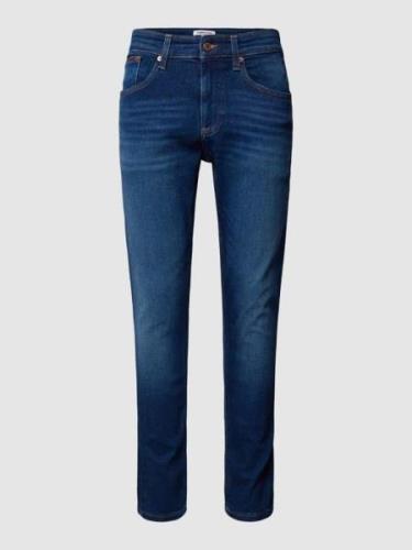 Tommy Jeans Slim Fit Jeans im 5-Pocket-Design Modell 'AUSTIN' in Dunke...