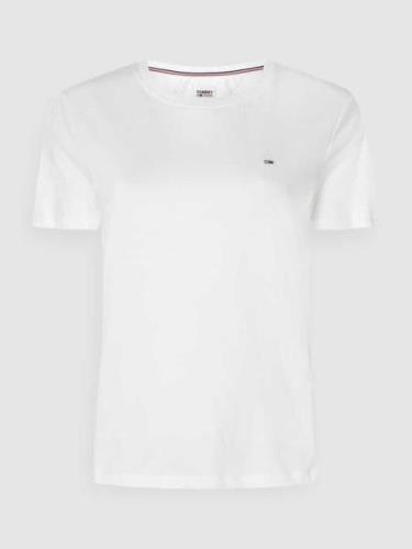 Tommy Jeans T-Shirt aus Bio-Baumwolle in Weiss, Größe XS