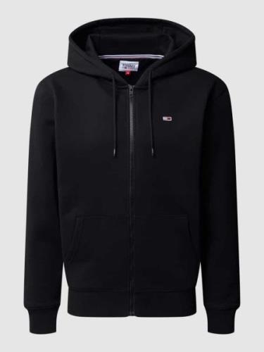 Tommy Jeans Regular Fit Sweatjacke mit Kapuze in Black, Größe XL