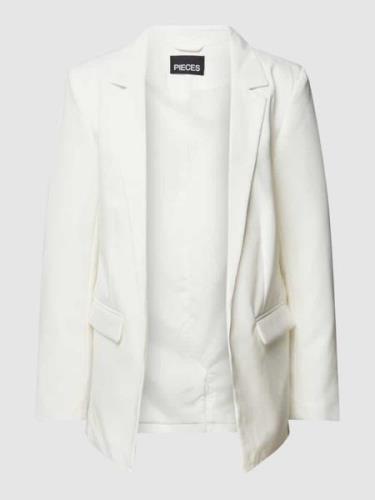 Pieces Blazer mit Reverskragen Modell 'Bossy' in Offwhite, Größe S