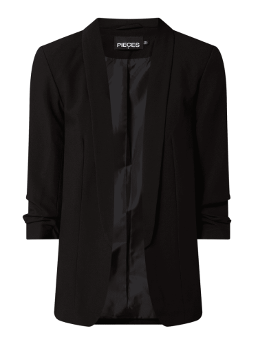 Pieces Blazer mit Schalkragen in Black, Größe XS