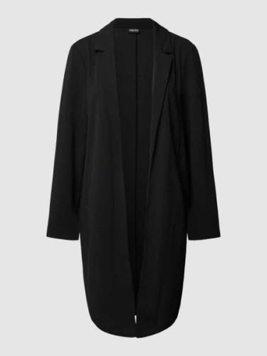 Pieces Longblazer mit Reverskragen Modell 'NULA' in Black, Größe M