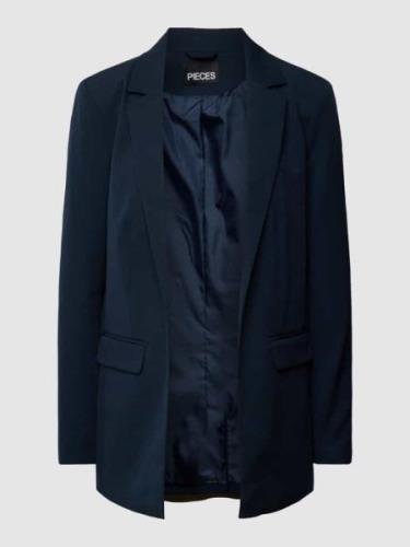 Pieces Blazer mit Reverskragen Modell 'Bossy' in Marine, Größe XS