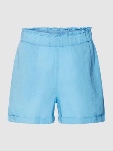 Noisy May Shorts mit elastischem Bund Modell 'MOYA' in Bleu, Größe M