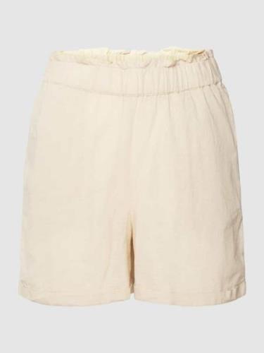 Noisy May Shorts mit elastischem Bund Modell 'MOYA' in Sand, Größe XS