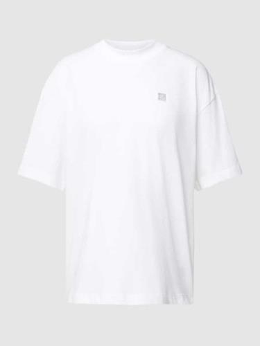 Calvin Klein Jeans Oversized T-Shirt mit Rundhalsausschnitt in Weiss, ...