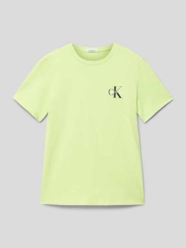 Calvin Klein Jeans T-Shirt mit Label-Print Modell 'CHEST MONOGRAM' in ...