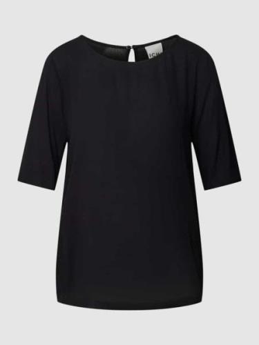 ICHI Bluse in Crinkle-Optik Modell 'MARRAKECH' in Black, Größe XS