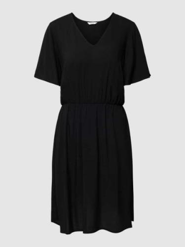 B.Young Knielanges Kleid mit Animal-Print Modell 'Joella' in Black, Gr...