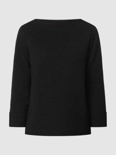 Tom Tailor Sweatshirt mit Glitter-Effekt in Black, Größe XS
