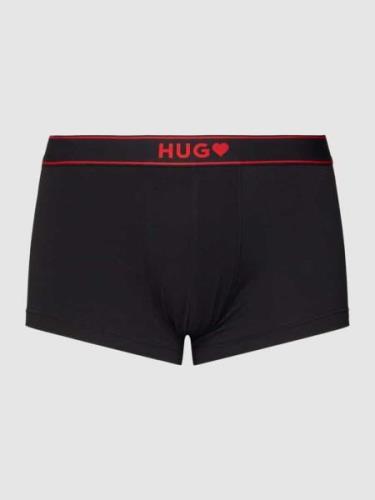 HUGO Trunks mit Label-Detail Modell 'VALENTINE' in Black, Größe XS