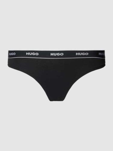 HUGO String mit Label-Bund Modell Carousel' in Black, Größe XS