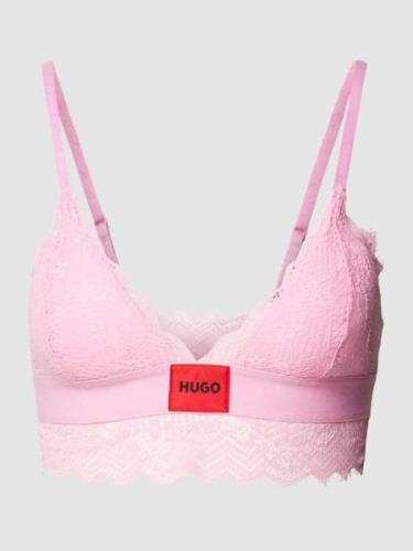HUGO BH mit Spitze Modell 'Geometric' in Pink, Größe S