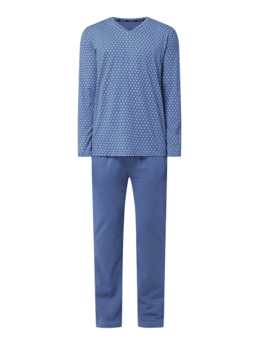HOM Pyjama aus Baumwolle in Blau, Größe M