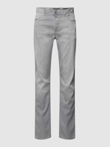 ALBERTO Regular Fit Jeans im 5-Pocket-Design Modell 'PIPE' in Silber, ...