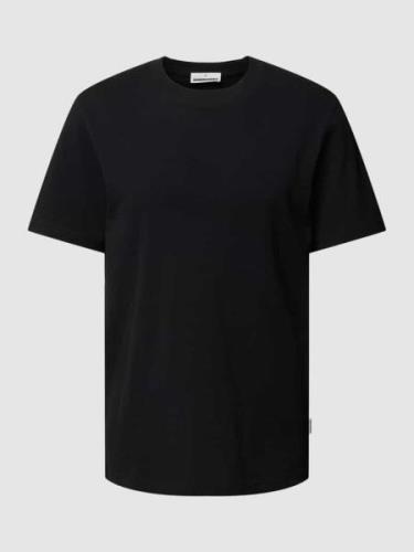 Armedangels T-Shirt in unifarbenem Design Modell 'MAARKOS' in Black, G...