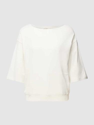 Lanius T-Shirt mit 3/4-Arm in Offwhite, Größe 38