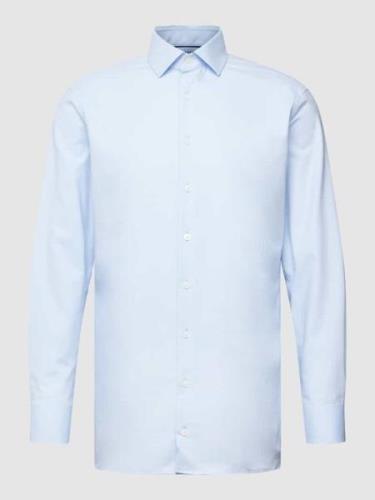 OLYMP Regular Fit Business-Hemd mit Kent-Kragen Modell 'Global' in Ble...