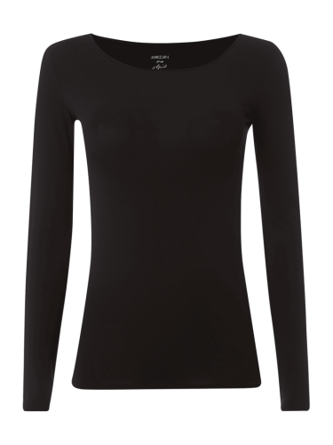 Marc Cain Longsleeve mit Rundhalsausschnitt in Black, Größe 1