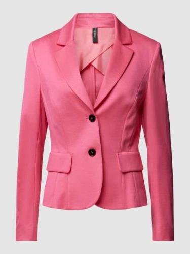 Marc Cain Blazer mit angedeuteten Pattentaschen in Pink, Größe 34