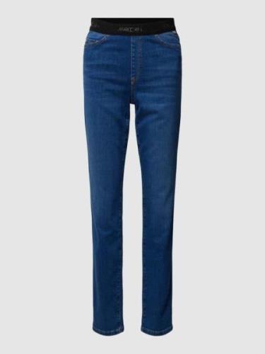 Marc Cain Jeans mit elastischem Bund Modell 'SIENA' in Blau, Größe 34