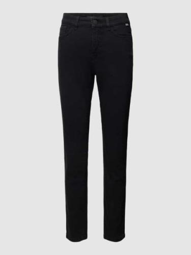 Marc Cain Slim Fit Jeans mit Label-Detail in Black, Größe 42