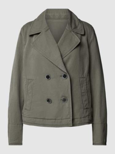 Marc Cain Blazer mit Reverskragen in Khaki, Größe 34