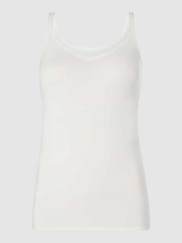 Schiesser Personal Fit Top mit Stretch-Anteil in Offwhite, Größe L