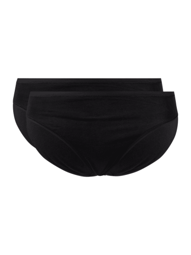 Schiesser Slip mit Stretch-Anteil im 2er-Pack in Black, Größe 40