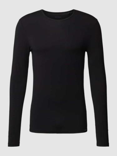 Schiesser Longsleeve mit Label-Detail Modell 'WARMING BASELAYER' in Bl...