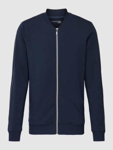 Schiesser Relaxed Fit Sweatjacke mit Reißverschluss in Dunkelblau, Grö...