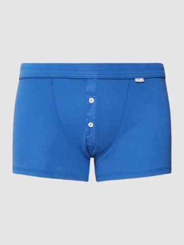 Schiesser Trunks mit Ziernähten Modell 'REVIVAL' in Royal, Größe M