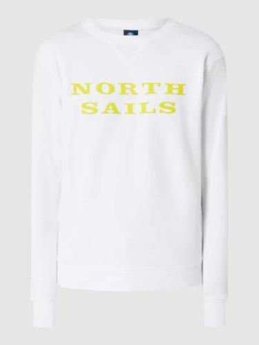 NORTH SAILS Sweatshirt aus Baumwolle in Weiss, Größe L