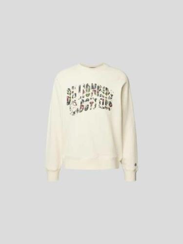 Billionaire Boys Club Sweatshirt aus reiner Baumwolle in Ecru, Größe S